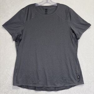 REI Co-op Women’s Lightweight Base Layer Crew Top Short Sleeve Gray Plus Size XL